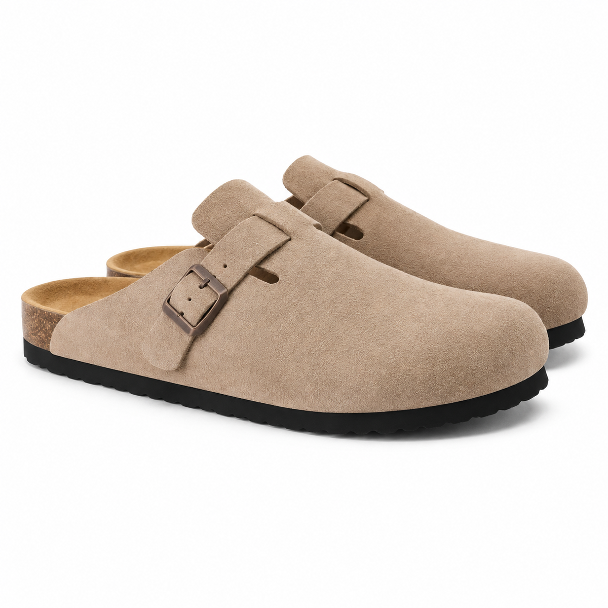 Lukas Wildleder-Clogs