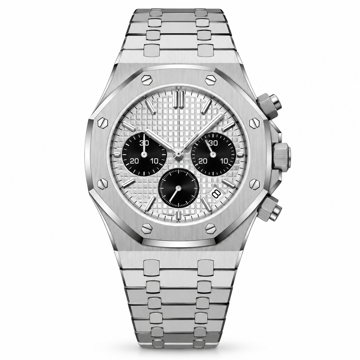 Leon Edelstahl-Chronograph
