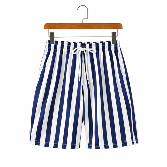 Marlon Streifen-Shorts