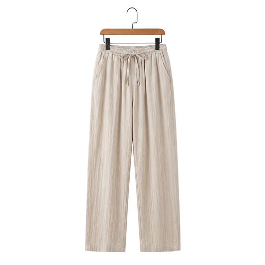 Positano Leinenhose mit Kordelzug