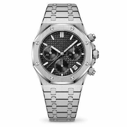 Leon Edelstahl-Chronograph